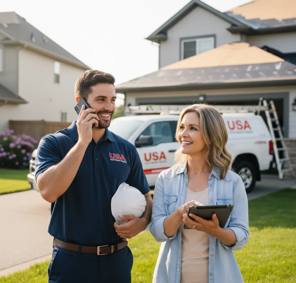 USA Roof Repair Experts customer support in Jewell